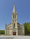 Church of dÃ¢â¬â¢Audenge in france Royalty Free Stock Photo